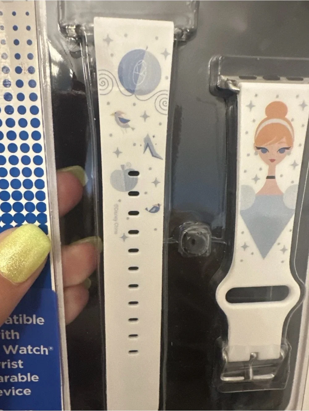 Disney White Cinderella D-Tech Replacement Apple Watch Band